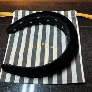 Lele Sadoughi Black Velvet Headband